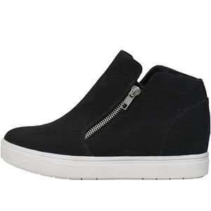 Cushionaire Womens Hart Hidden Wedge Sneaker